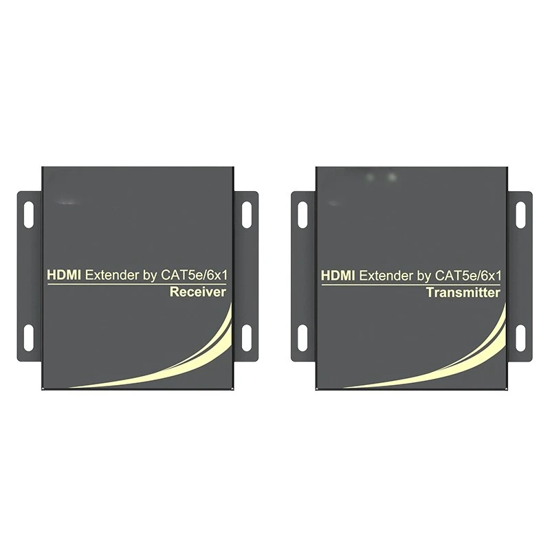 Extensor HDB cabo de rede única 100m HDMI 2.0 + USB 2.0