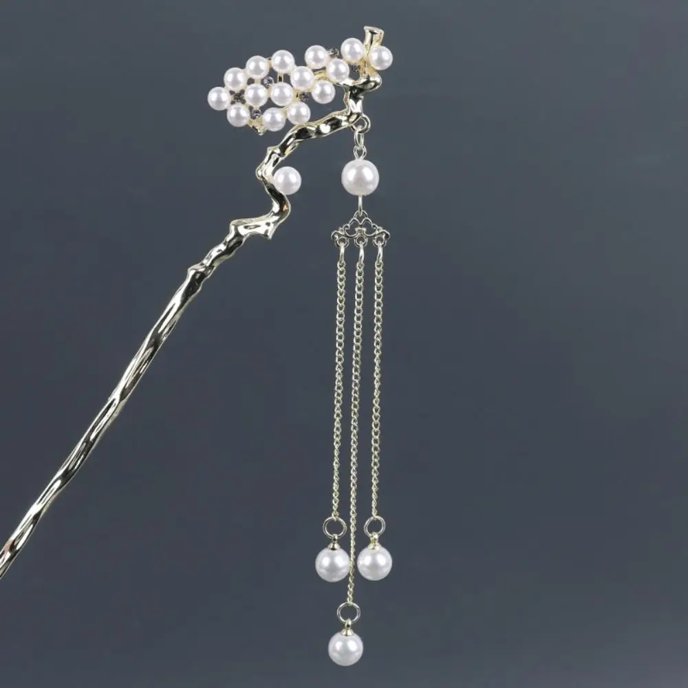 

Headdress Gift Women Accessories Hairstyle Design Tool New Chinese Style Hairpin Geometric Hair Stick Tassel Hair Stick