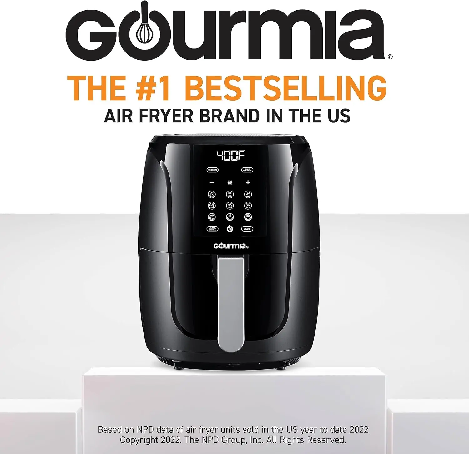 Digital Display Air Fryer Oven, 5 Quart Large Capacity, 1500W Multifunction Cooker with 12 One-Touch Presets, XL Air Fryer Baske