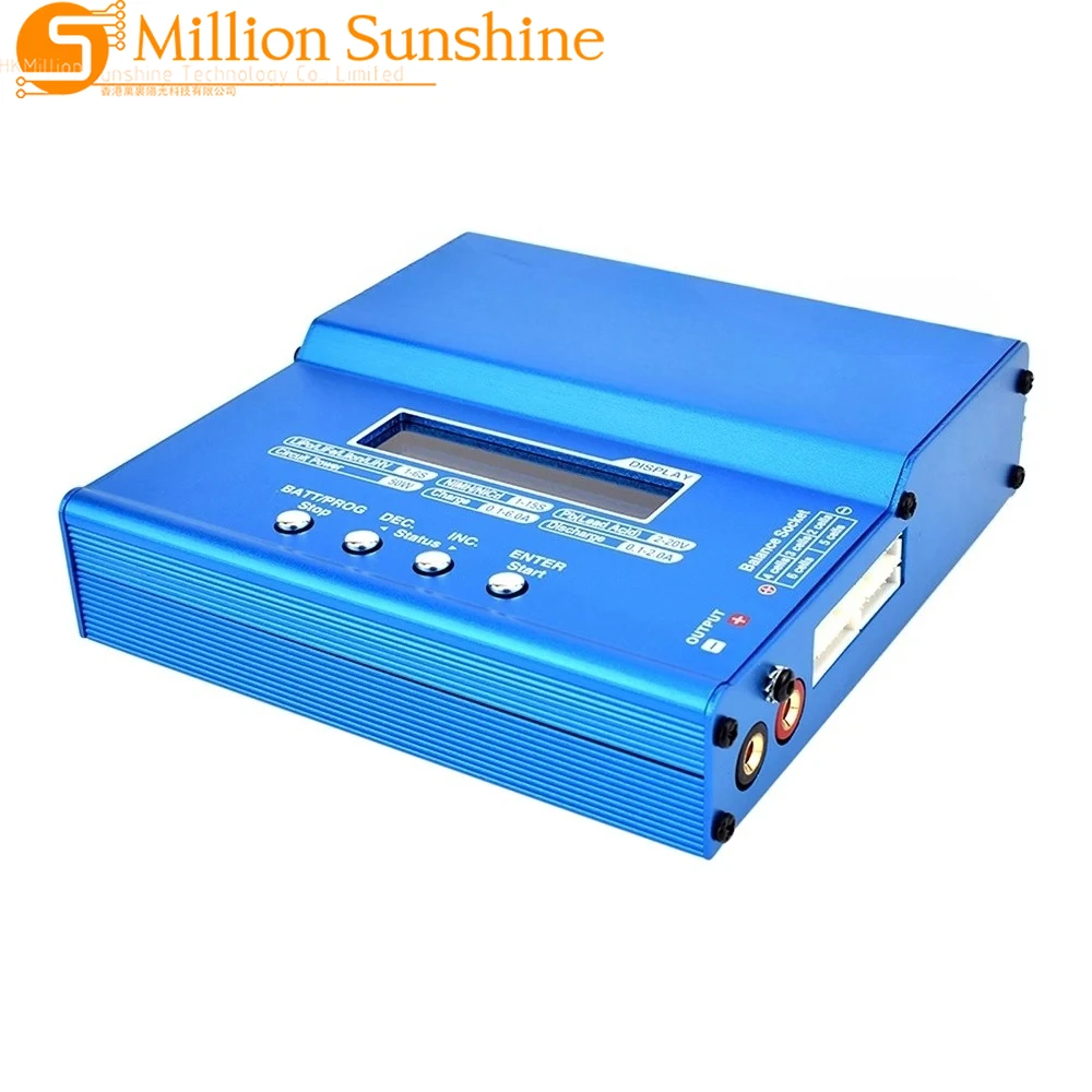B6AC V2 50W 6A Balance Charger Discharger Digital LCD Screen Li-ion Nimh Lipo Battery for RC Model Battery Charging