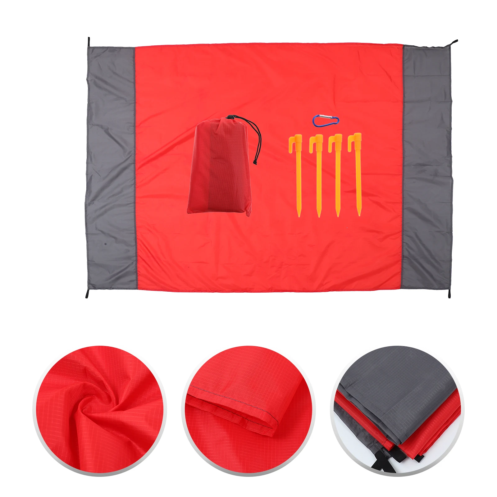 

Picnic Mats Large Waterproof Beach Nylon Blanket Foldable Wear Resist Portable Travel Lightweight Camping Picnic Mat