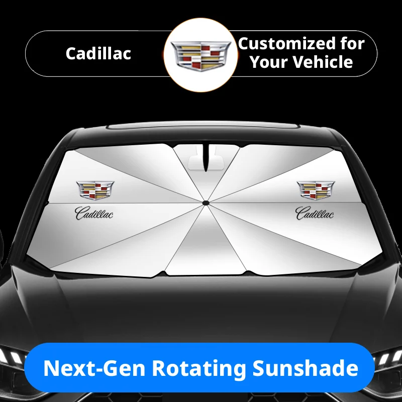 

Applicable to Cadillac XT5/CT5, XT4, XT6, GT4 vehicles: sunshade for windshield, sun protection, thermal insulation, umbrella-st