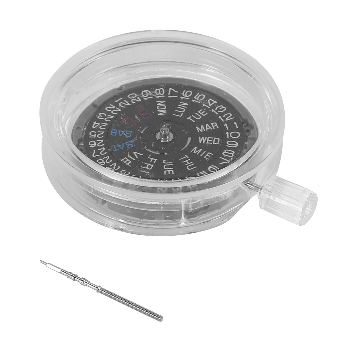 New NH36 English Date Week Automatic 3 Oclock Crown Watch Movement Mechanical Replacement Parts