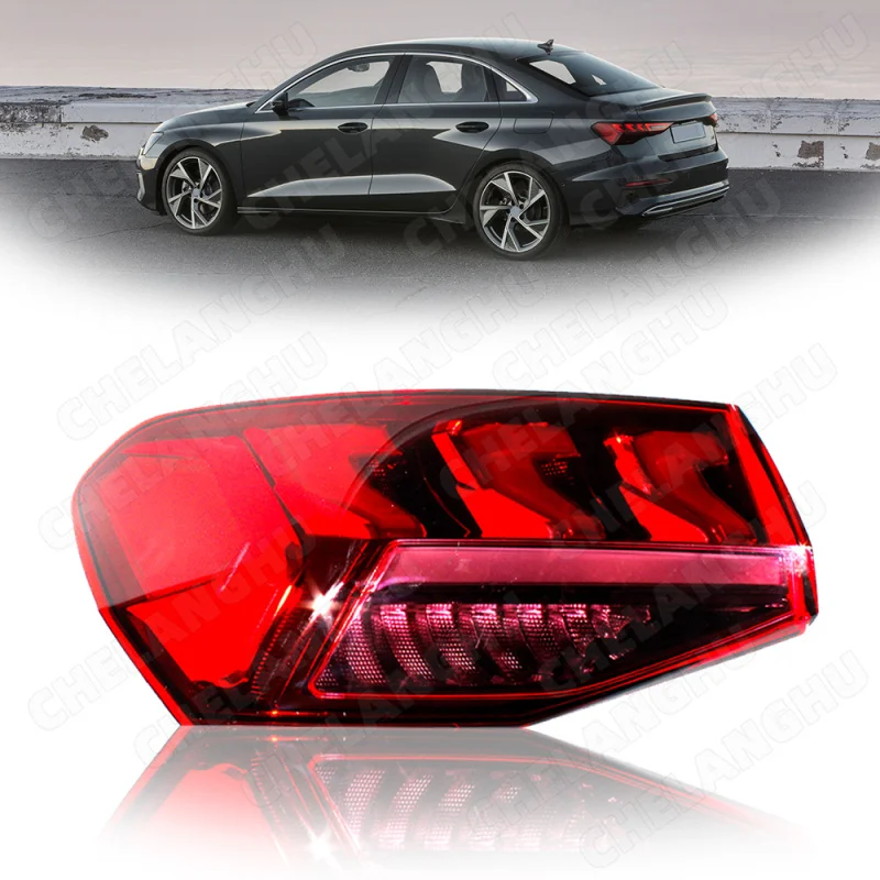 

1Pc Left Side Outer Taillight For Audi A3 2022 2023 2024 8Y0 945 208 8Y0 945 207 LED Tail Rear Lamp Auto Accessory