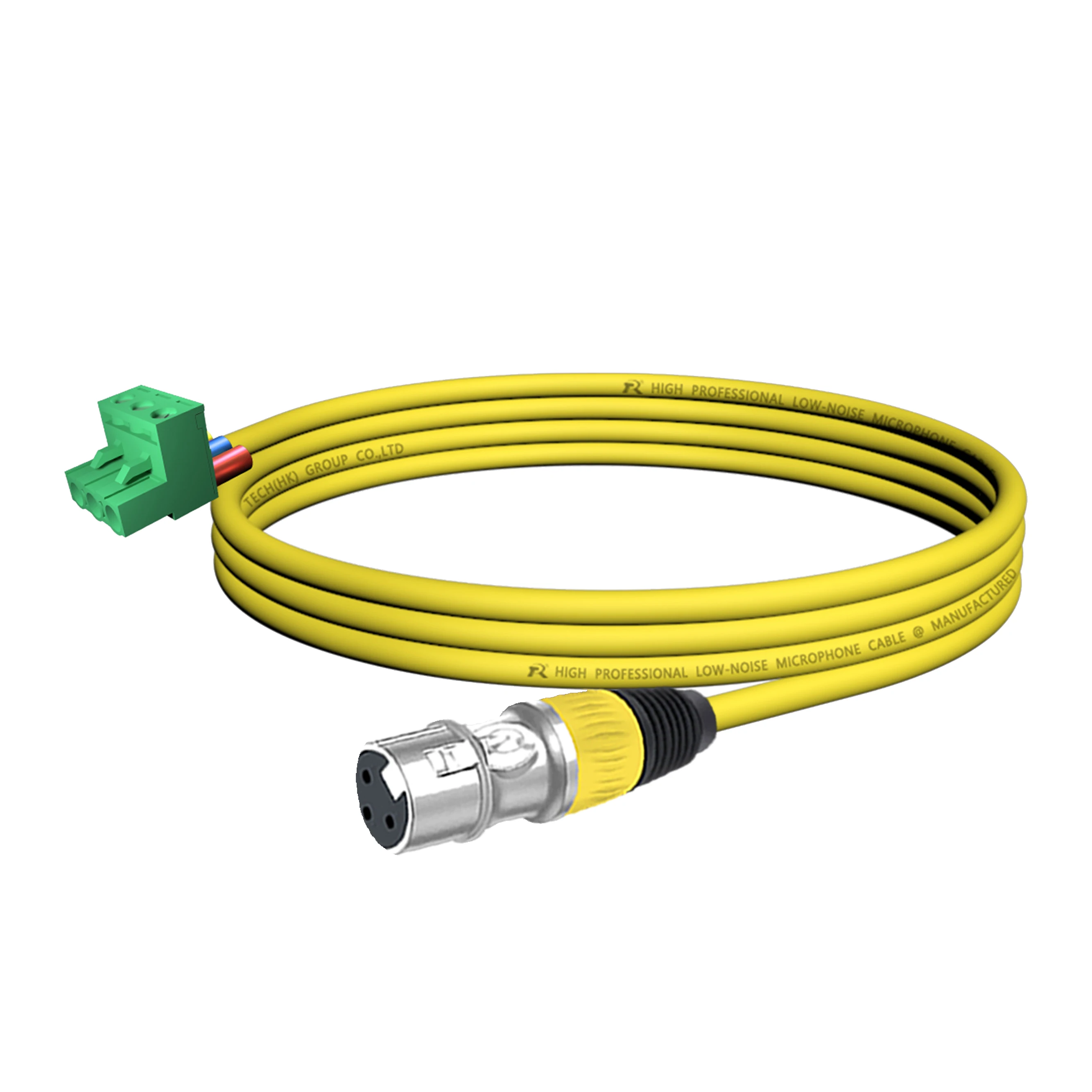 1 Stück XLR zu Phoenix Kabel, XLR 3-Polig M/F zu Grün 3-Pin PCB Schraubklemmenadapter, Mikrofonkabel für Lautsprecher – Detail 8