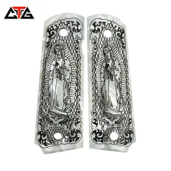CTG 1911 custom grips Smooth panels Virgin Mary Virgen Maria Lady of Guadalupe