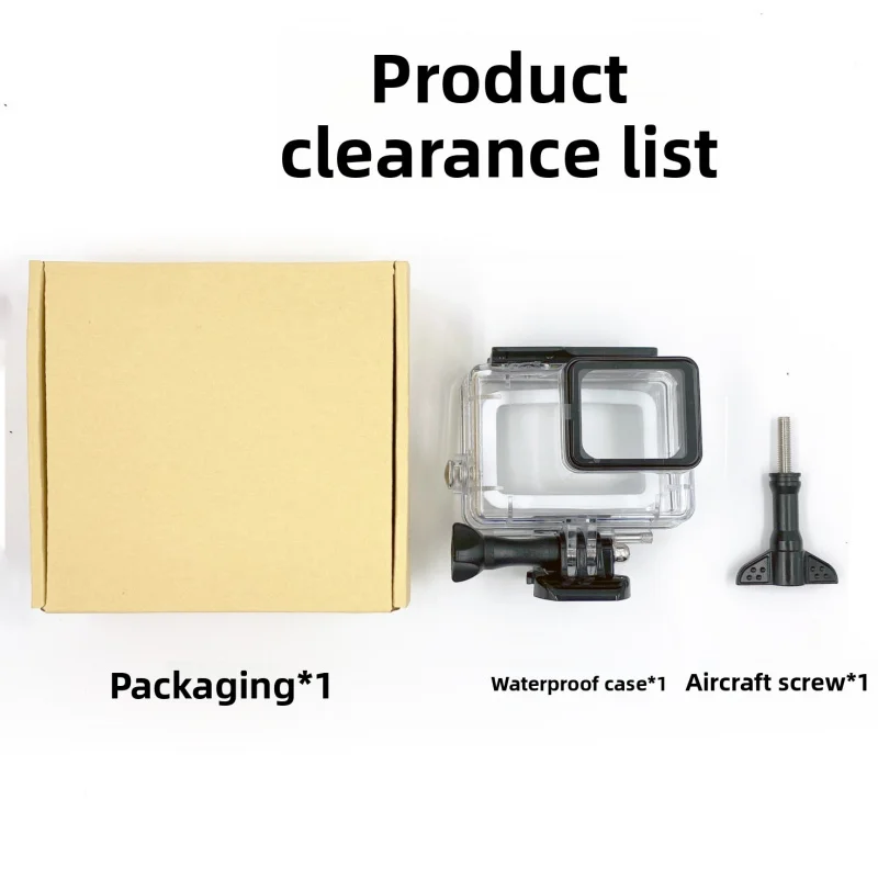 

Suitable for GOPRO HERO 5/6/7 Action Camera Waterproof Case Shockproof PC Tempered Glass Diving