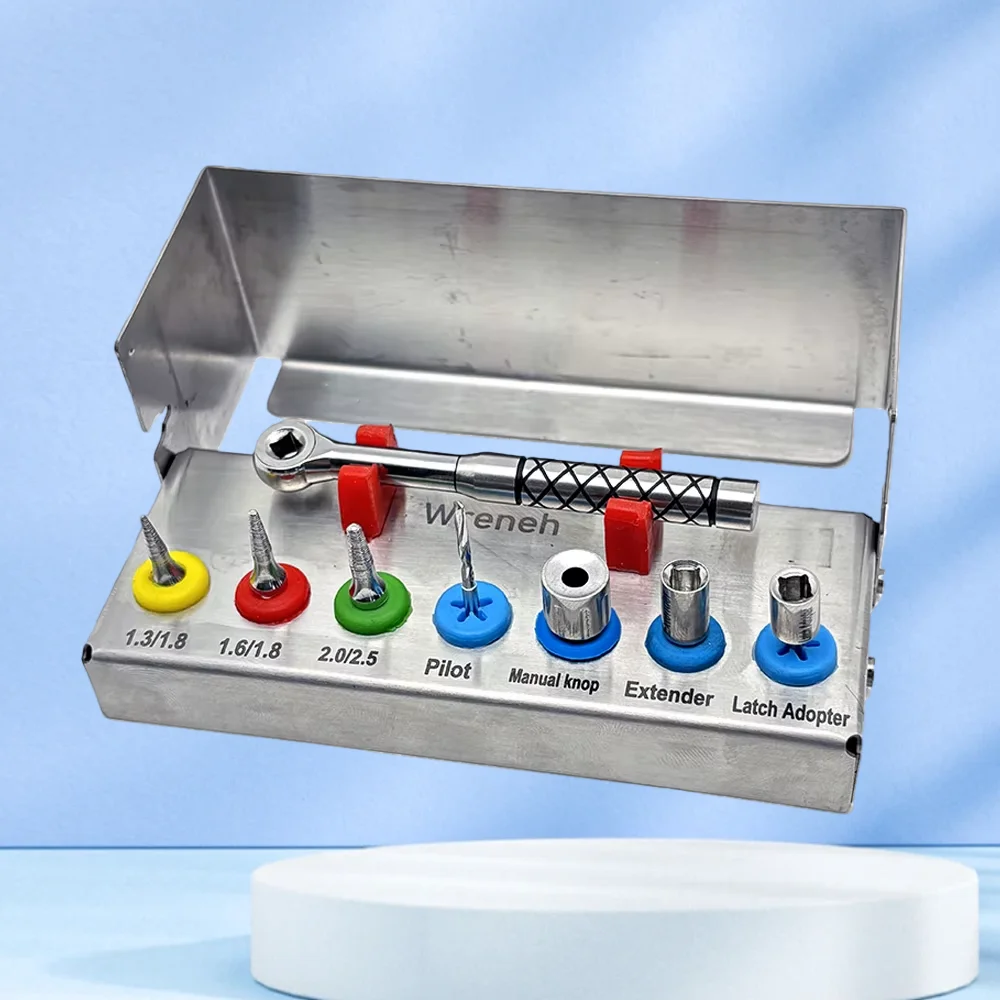 

Dental Implant Screwdriver Removal Kit Bone Expander Sos Set Remove Broken Fixture Ratchet Wrench Universal Restoration Parts