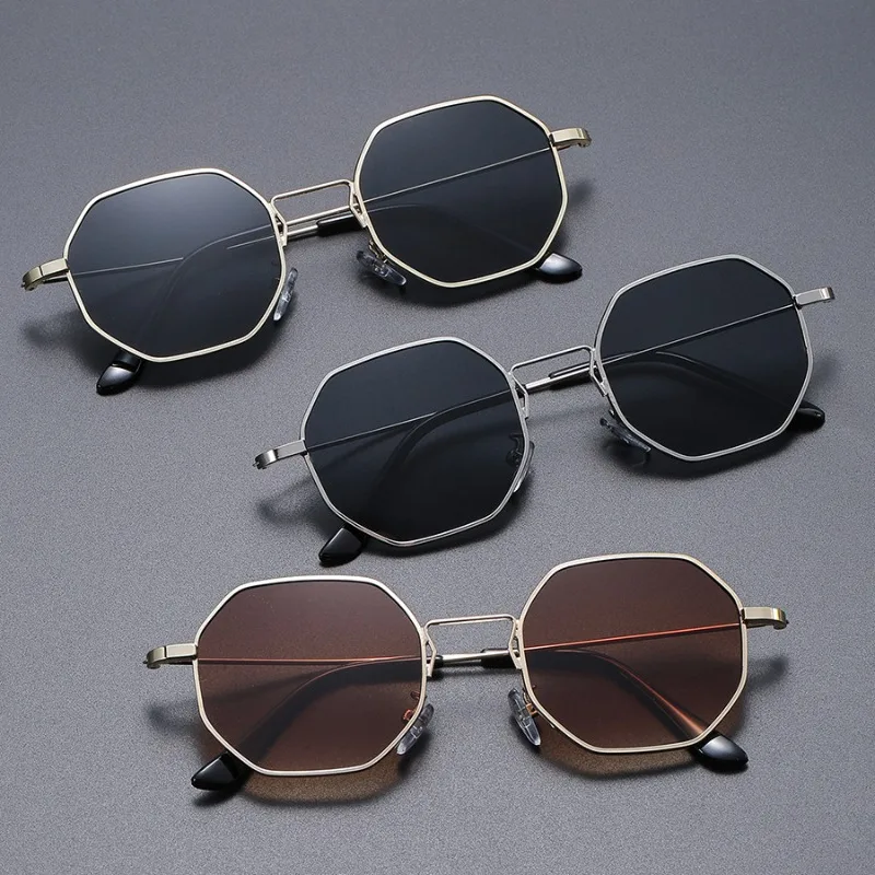 Sexy Small Square Sunglasses Women Luxury Vintage Colorful Metal Frame Man Sun Glasses For Ladies Trendy Traveling Shades view 6