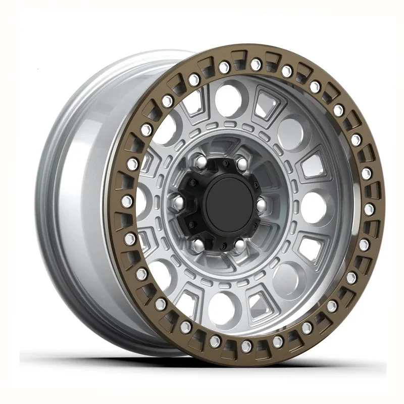 16 17 18 19 20 21 22 Inch 4x4 Car Rims Custom Color Off-road Beadlock Forged Wheel Rims for SUV