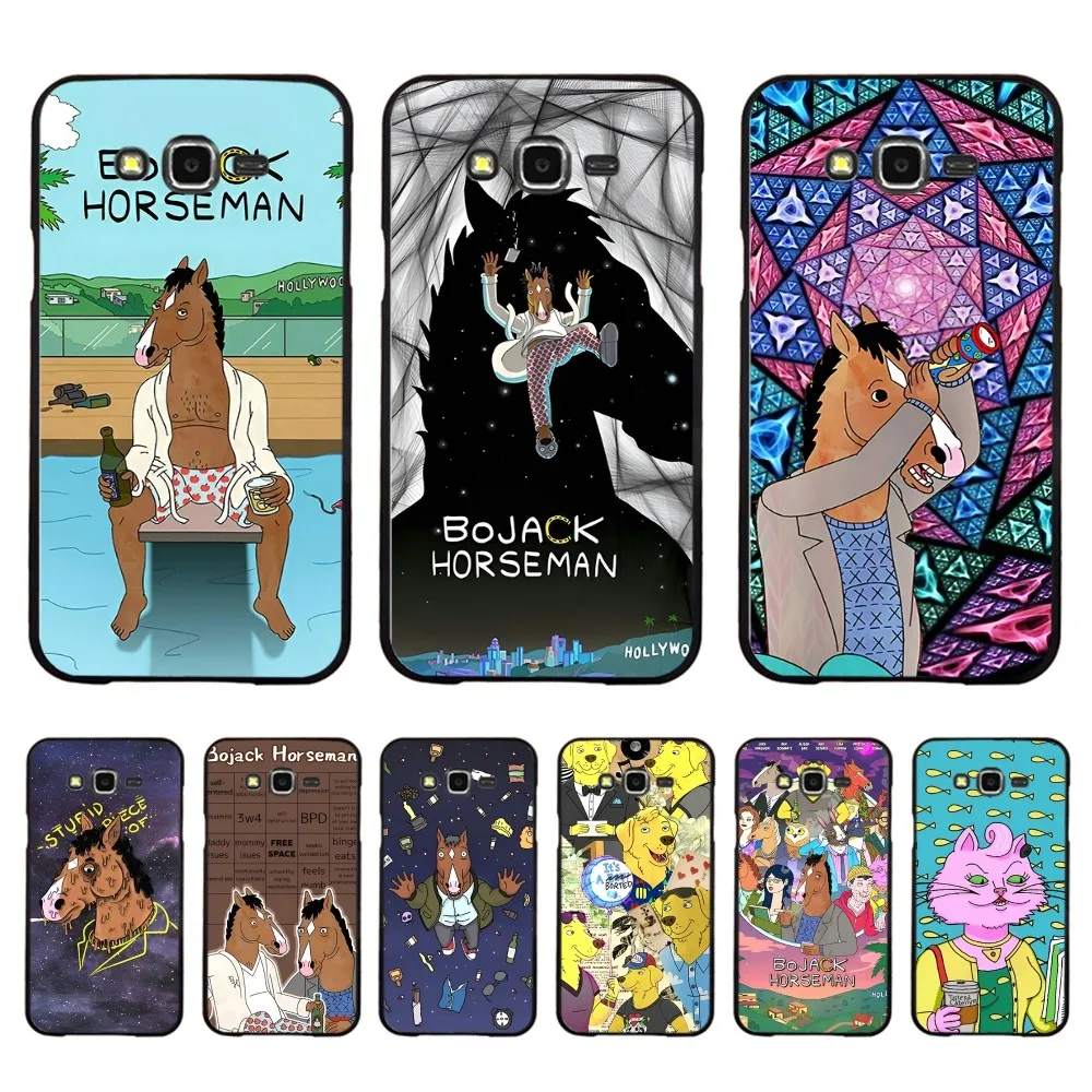 B-BoJack Cartoon H-Horseman Phone Case For Samsung J 7 plus 7core J7 neo J6 plus prime J6 J4 J5 Mobile Cover