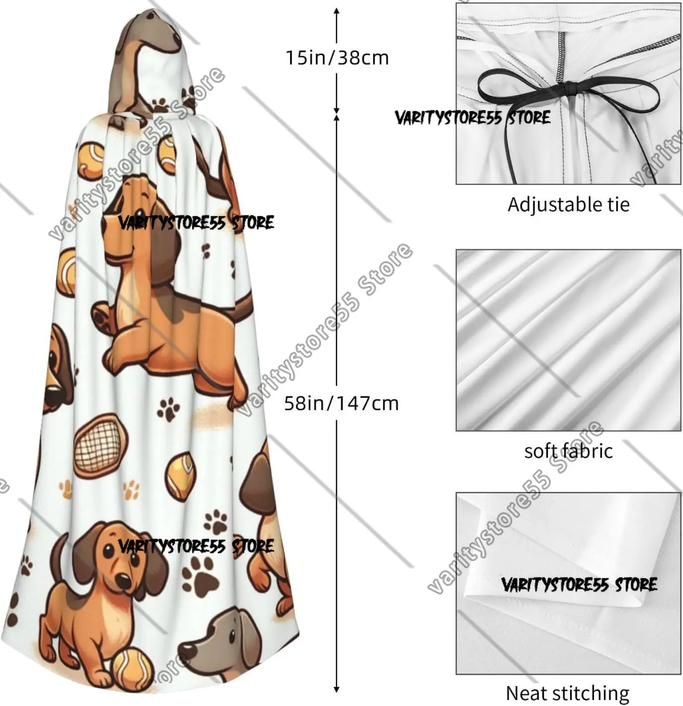 ملعب الألماني المبهج للبالغين الساحرة مقنعين كيب الهالوين زي مقنعين عباءة