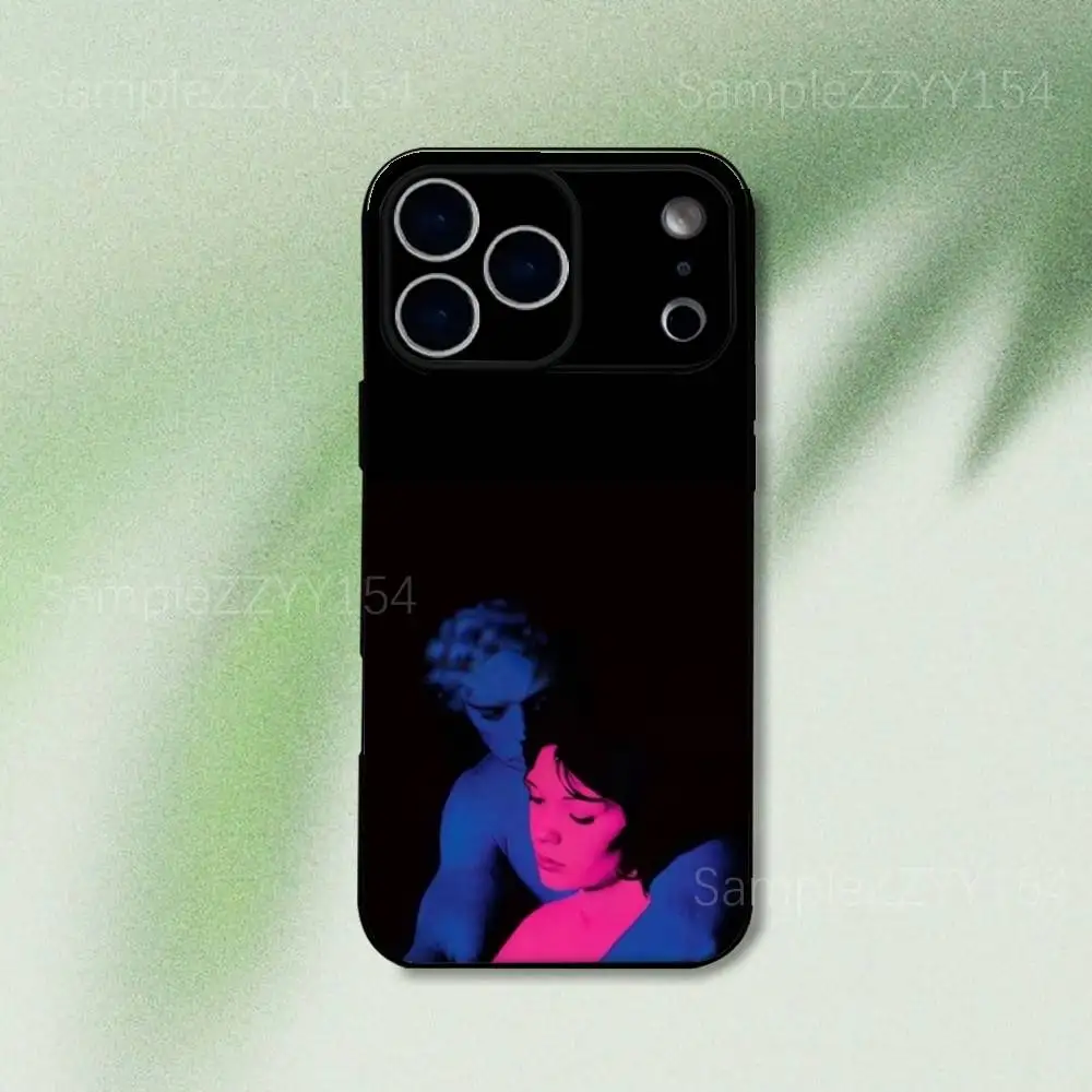 Funda de teléfono T-TV Girl Band para iPhone 17,16,15,14,13,12,Pro,Max,Plus,E,SE4,Air,Mini Funda suave negra