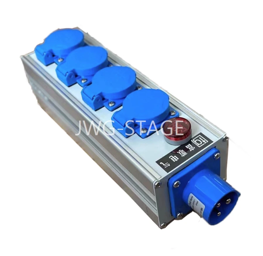 4-Way Socket Power Junction Box Stage Lighting And Sound Junction Box Wedding Power Control Box Junction Board