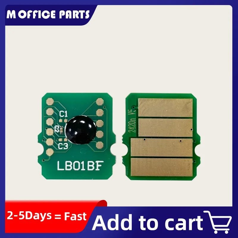 5x TN760 Toner Chip TN2421 TN2420 TN2445 TN2450 as support for Brother MFC L2710 L2730 L2750 DCP L2512 HL L2310 L2350 L2370 L237