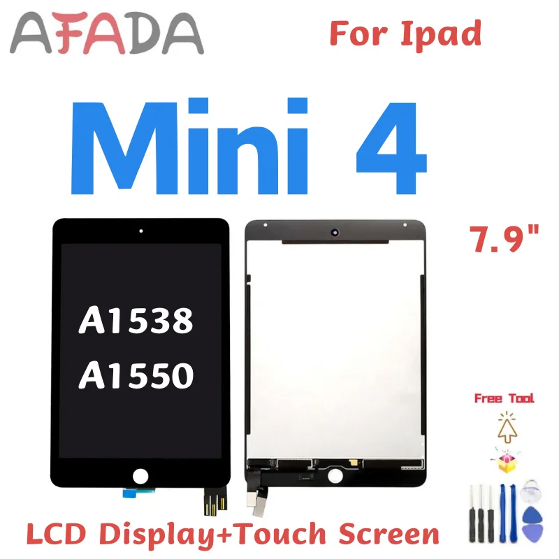 

ЖК-экран 7,9 дюйма для Ipad mini 4, ЖК-дисплей для Ipad Mini4 A1538 A1550 EMC 2815 EMC 2824, сменный сенсорный экран в сборе