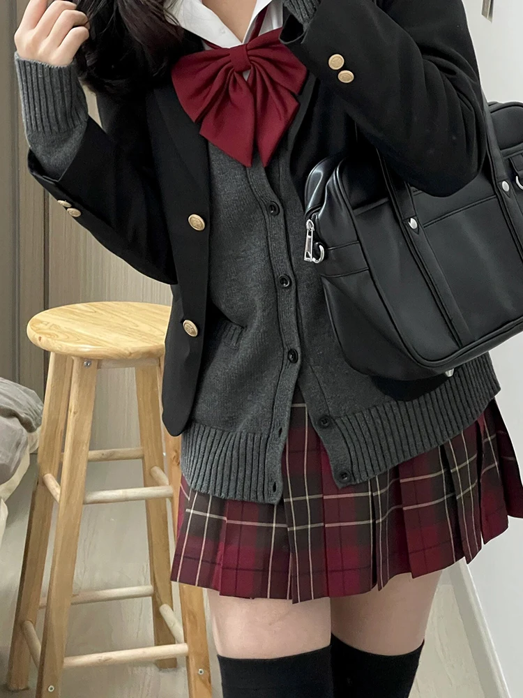 

Оригинальная клетчатая юбка с высокой талией, женская Cisas Red Dog ort School orm Private id Skirt Set Sweet Sle A-Line...