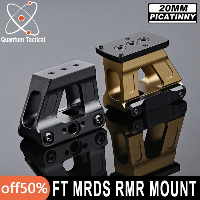 Tactical Rmrm Scope Mounting Base MRDS Optic Adapter Plates Fast Installation Mounts Red Dot Hunting Accessories Fit 20MM Rail