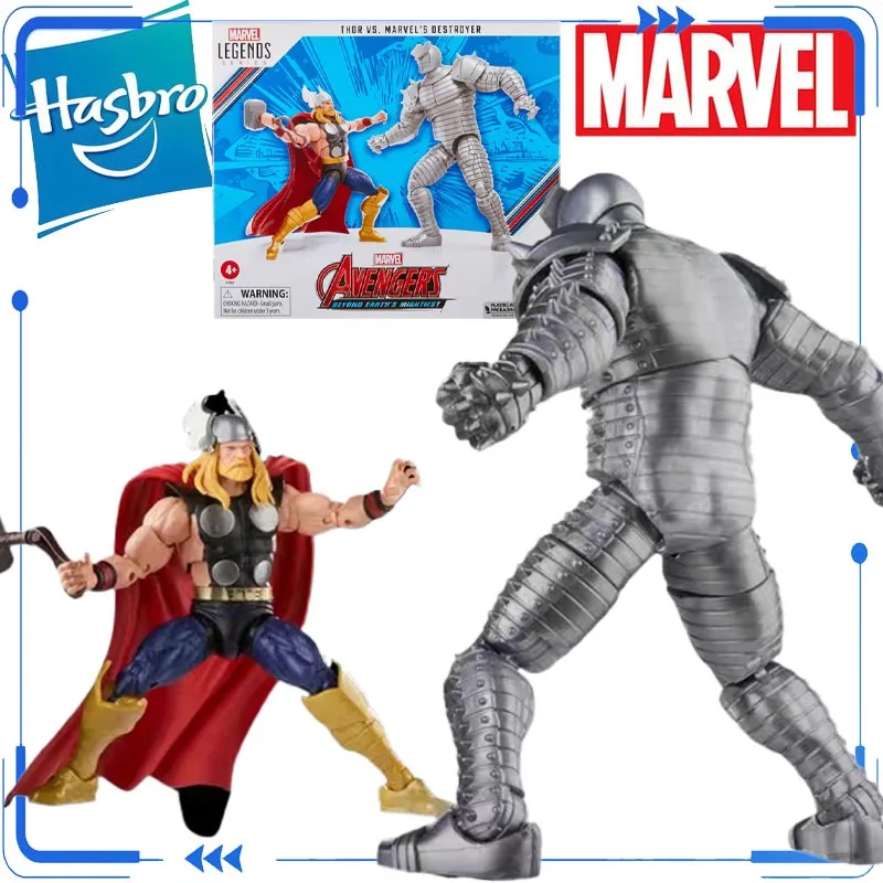

Оригинальные фигурки Hasbro Marvel Legends Thor Vs Marvel's Destroyer, набор из 2 фигурок, игрушки для мальчиков и девочек, подарочные модели, украшения