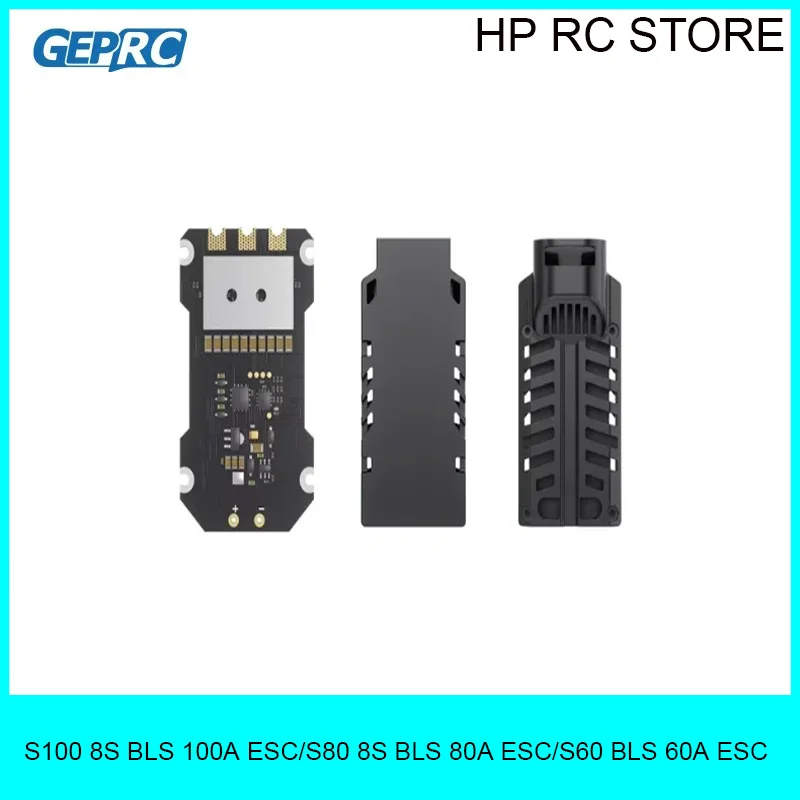 GEPRC TAKER S100 8S BLS 100A ESC 80A PDB, Placa de Distribución de Energía para Dron de Carreras FPV Hexacóptero de 6 Ejes