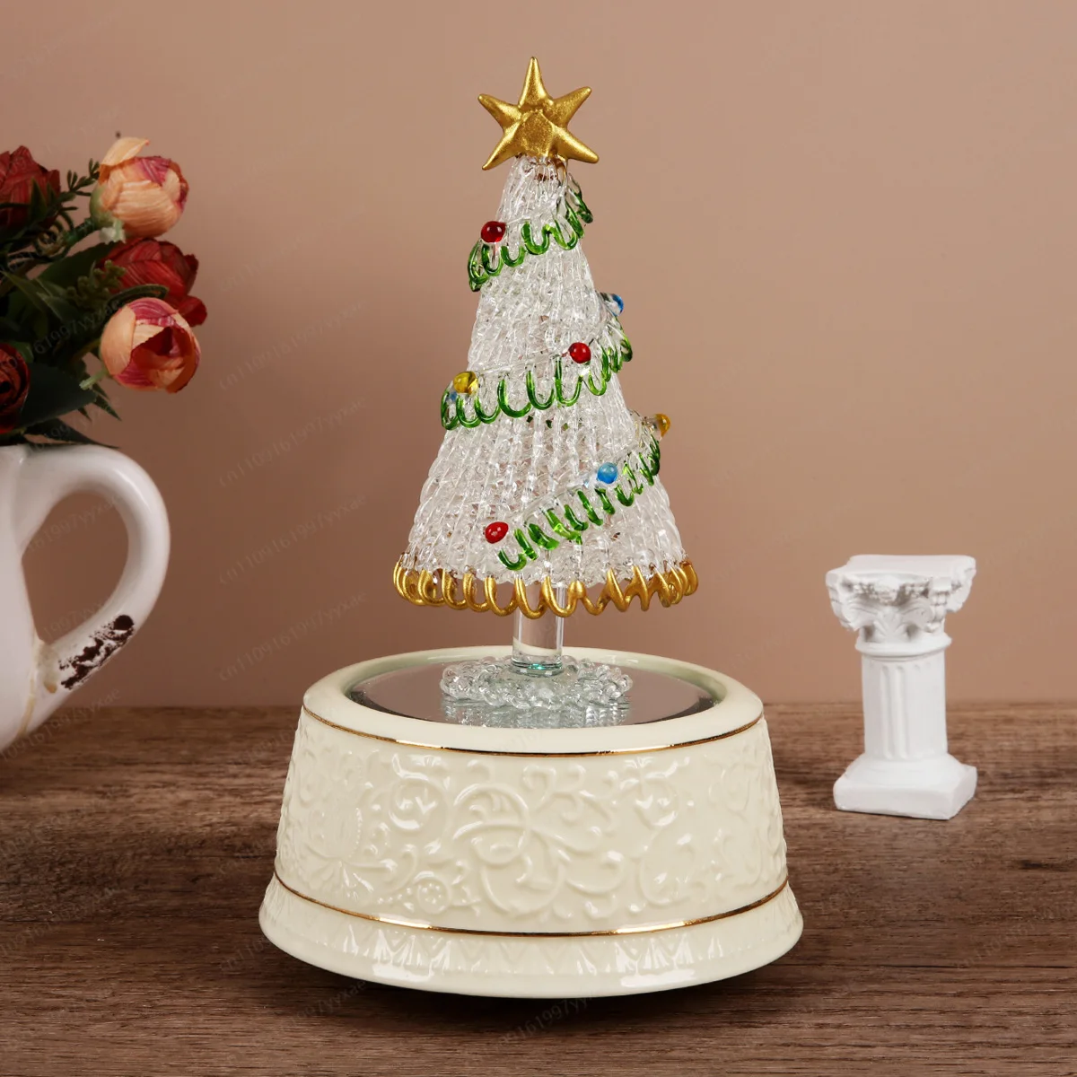 New Christmas Gifts Christmas Tree Crystal Ball Crafts Home Decorations Living Room Ornaments