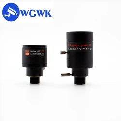 WGWK yüksek çözünürlüklü 2.8-12mm 5-50mm kamera Lens M12 dağı manuel Varifocal Zoom CCTV Lens gözetim güvenlik IP kamera için