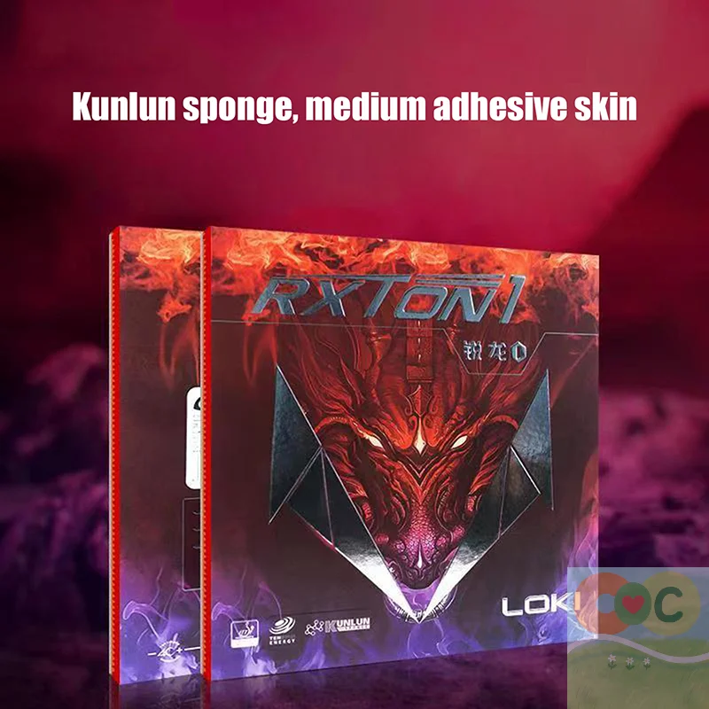 

Оригинальная губка для настольного тенниса LOKI RXTON 1, RXTON-1, универсальная губка для настольного тенниса с высокой эластичностью