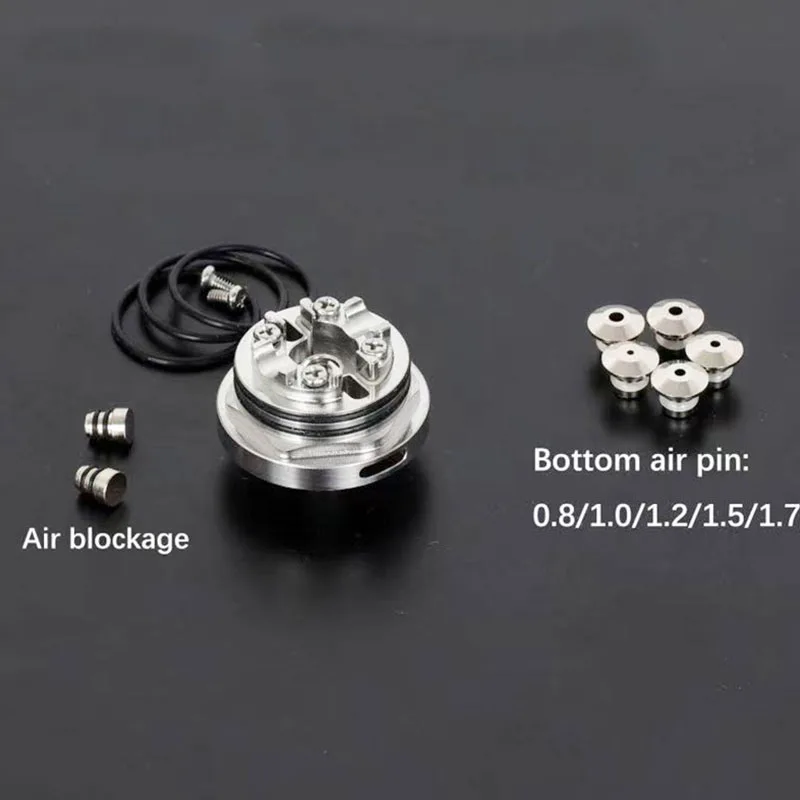 YFTK V1 MTL RTA 22MM 2.0/4.0ML tek bobin Alt hava akışlı gövde/Hava pimleri CAP Tank Değişimi VS BISHOP MTL Donanım Aksesuarları