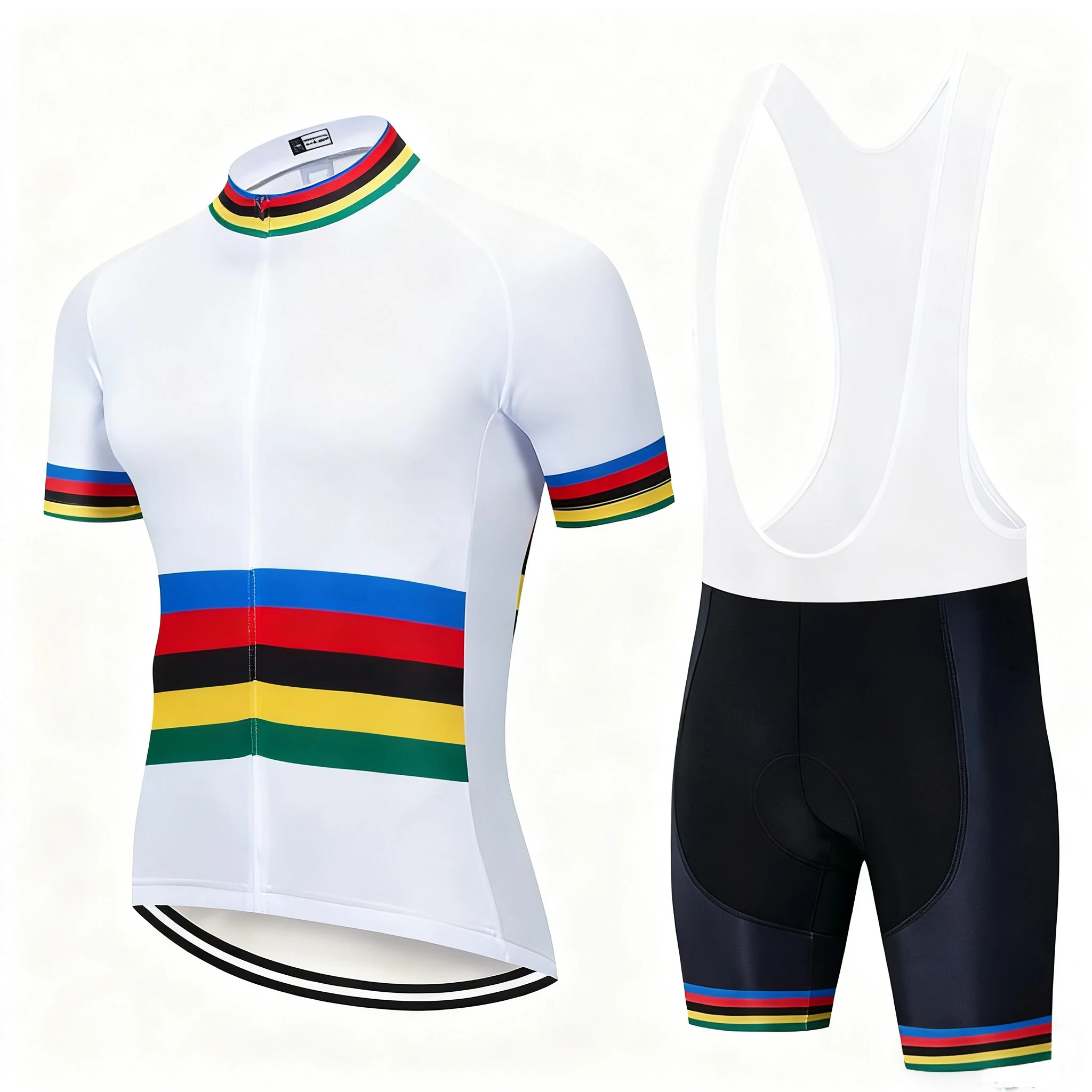 

Men's Cycling Jersey Set All-Season Stretch Casual Men's Zip Short Sleeve for Outdoor Sports