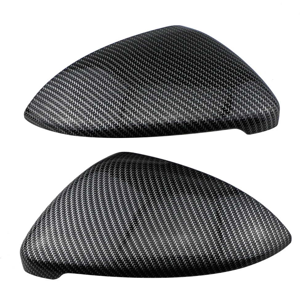 Rearview Mirror Cover Sticker For Volkswagen VW Golf 7 MK7 Mk 7.5 2013-2019 Side Mirror Trim Carbon Fiber Decoration Accessories