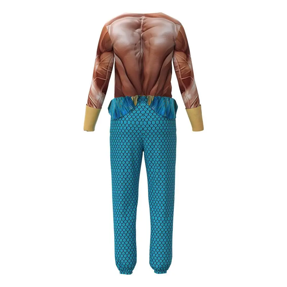 زي الهالوين بدلة الأداء رجل العضلات لخطط الأدوار وهمية الصدر العضلات وهمية البطن العضلات أعلى المرحلة زي