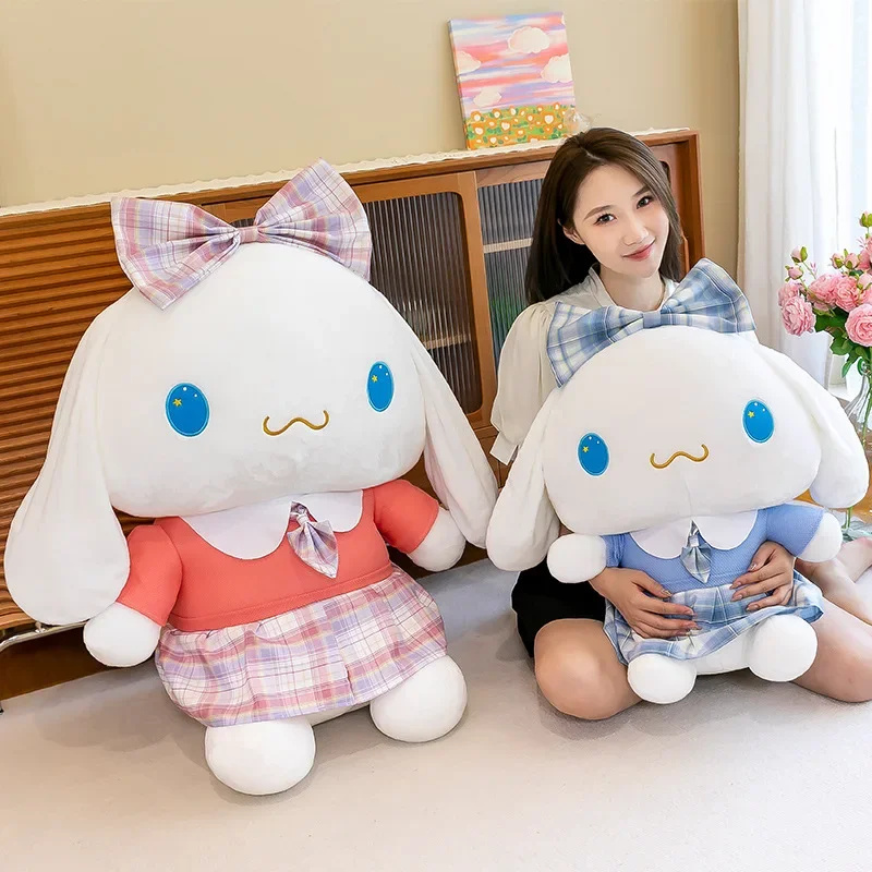 

Kawaii Sanrios Anime Cartoon Cinnamoroll Plush Toy JK Girls Style Large Size Plush Toys Pillow Kawaii Girls Heart Birthday Gifts