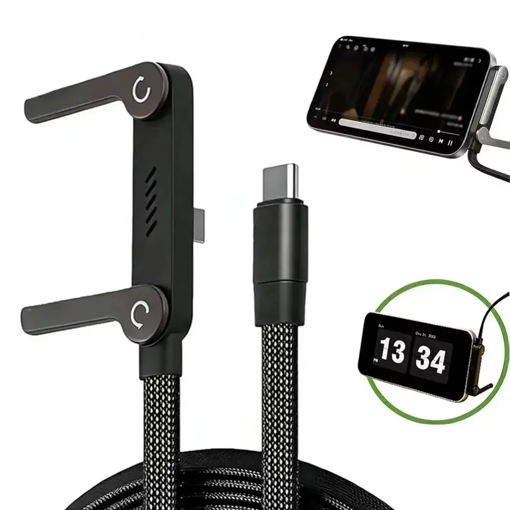 Quick Charger Cord TPE USB Type C to C Cable Double Headed C to C Fast Charging Wire Charging 240W Type C Data Cable Laptop Hub