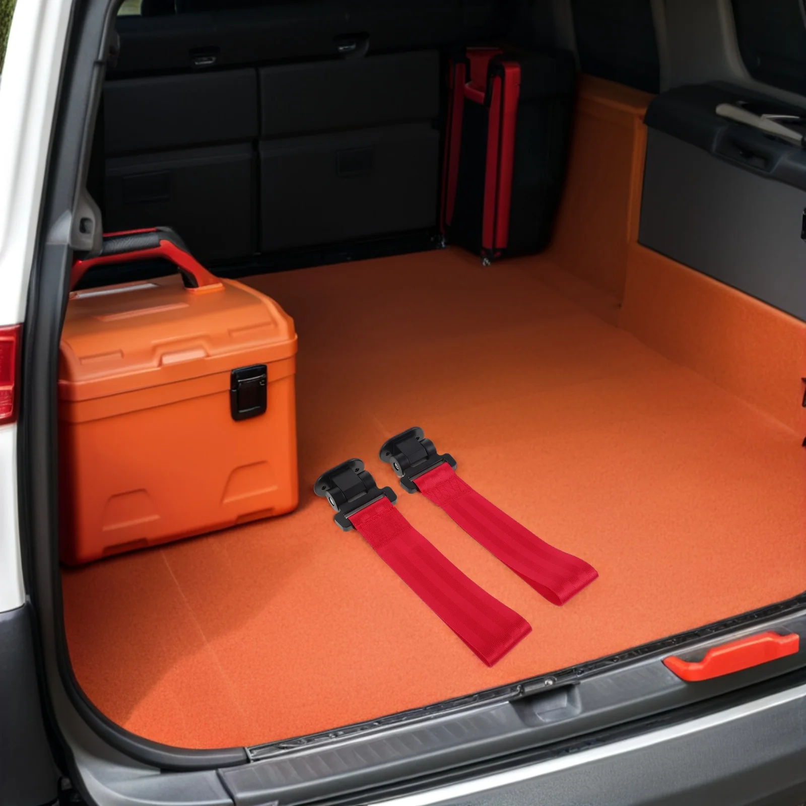 2 шт. декоративный буксировочный ремень красный автомобильный буксировочный ремень высокая прочность клейкость устойчивый к атмосферным воздействиям универсальное крепление на бампер для внедорожников грузовиков