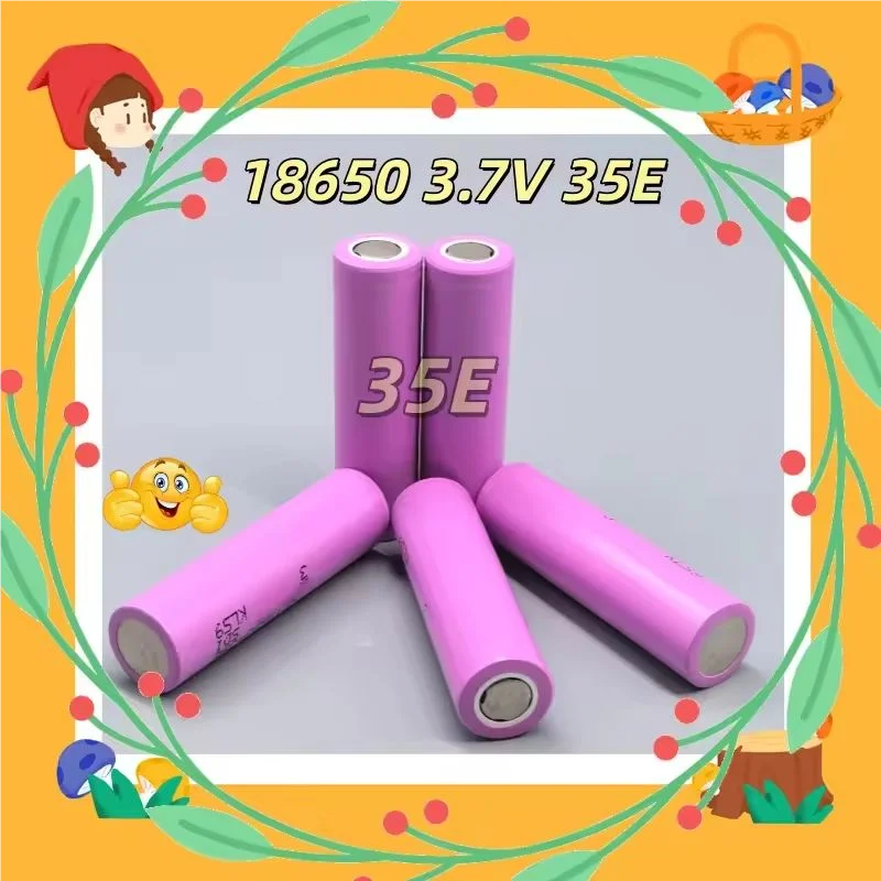 Original 18650 35E 3.7V 3500mAh | 1000+Charging | Rechargeable Lithium ion Battery | Suitable for flashlights, power banks