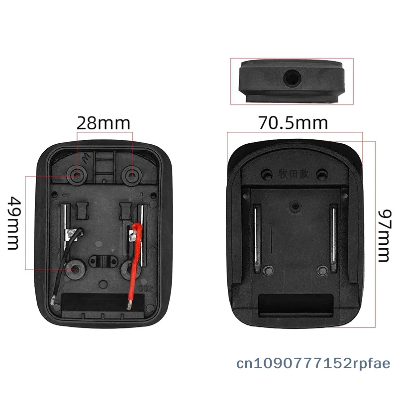 

{NN72} For MT 18V/21V Lithium Battery Holder Battery Connector With Cable Power Tool Connector Adapter DIY Adapter