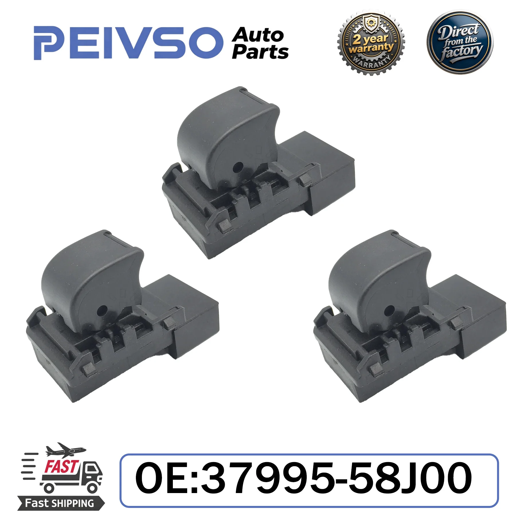 

PEIVSO NEW 3pcs 37995-58J00 Passenger Power Window Control Switch For Suzuki 3799558J00 Auto Parts