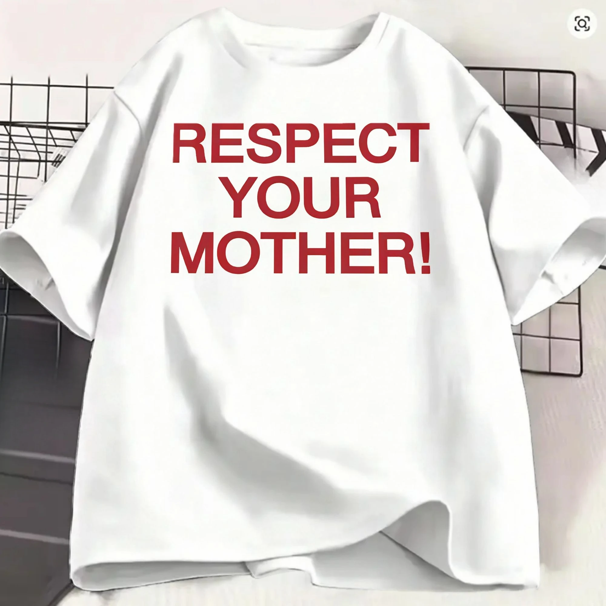 Respect Your Mother T-Shirt for Men Harrys Styles Together Tour Novelty Pure Cotton Tees Crew Neck Short Sleeve Summer Clothes