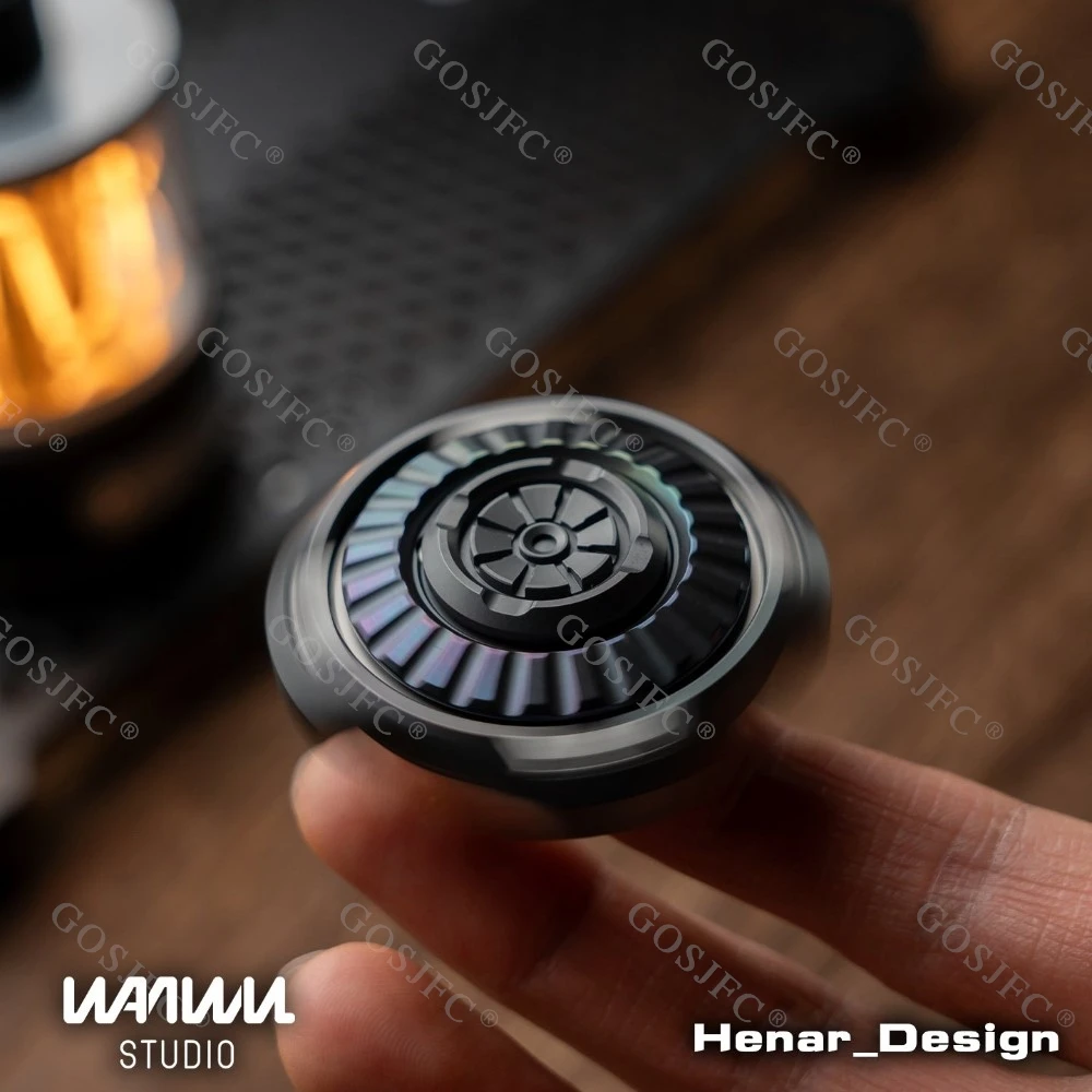 WANWU EDC Nfe transmetteur liaison Spinner Zirconium Fidget Spinner Fidget jouets pour adultes soulagement de l'anxiété Gadgets nouveauté jouet