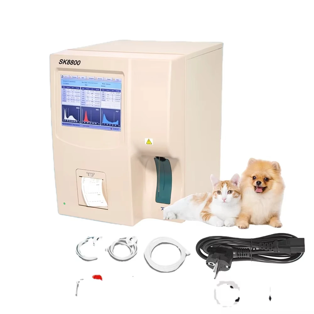 Three-part  analyzer open system complete  count veterinary equipment for dogs, cats, etc. Sinothinker SK8800 VET