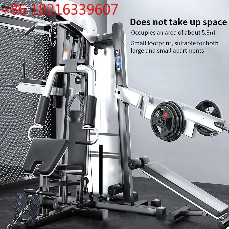 YAO YTYINCommercial Multi-Function Smith Machine Integrated Bird Gantry Set Unisex Three-Person Gym Comprehensive Trainer