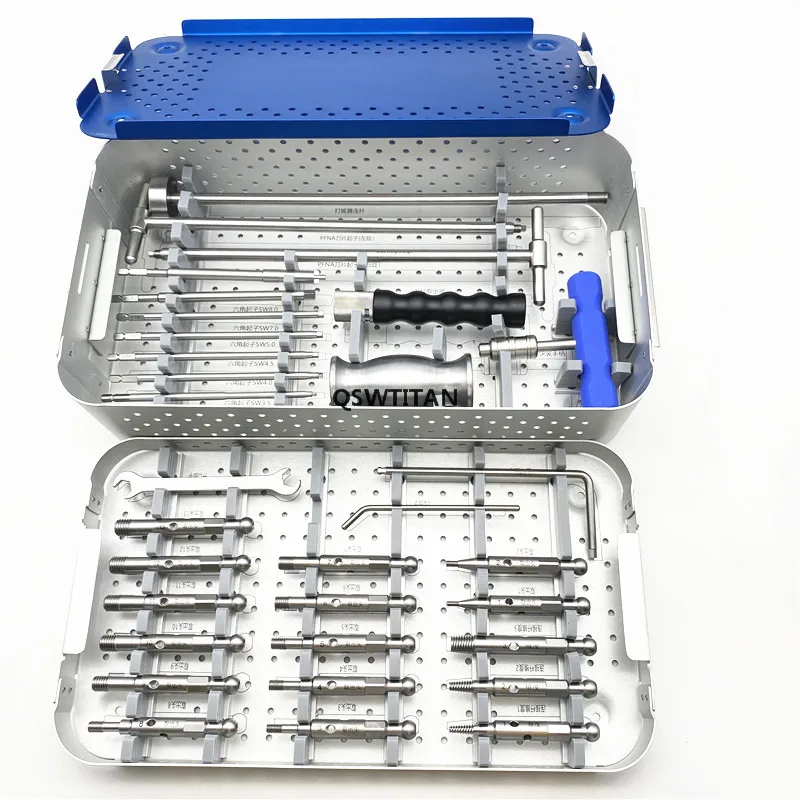 Orthopedic Broken Screw Removal Set Screw Extractor Intramedullary Nail Removal Kit Orthopedic Instrument Set