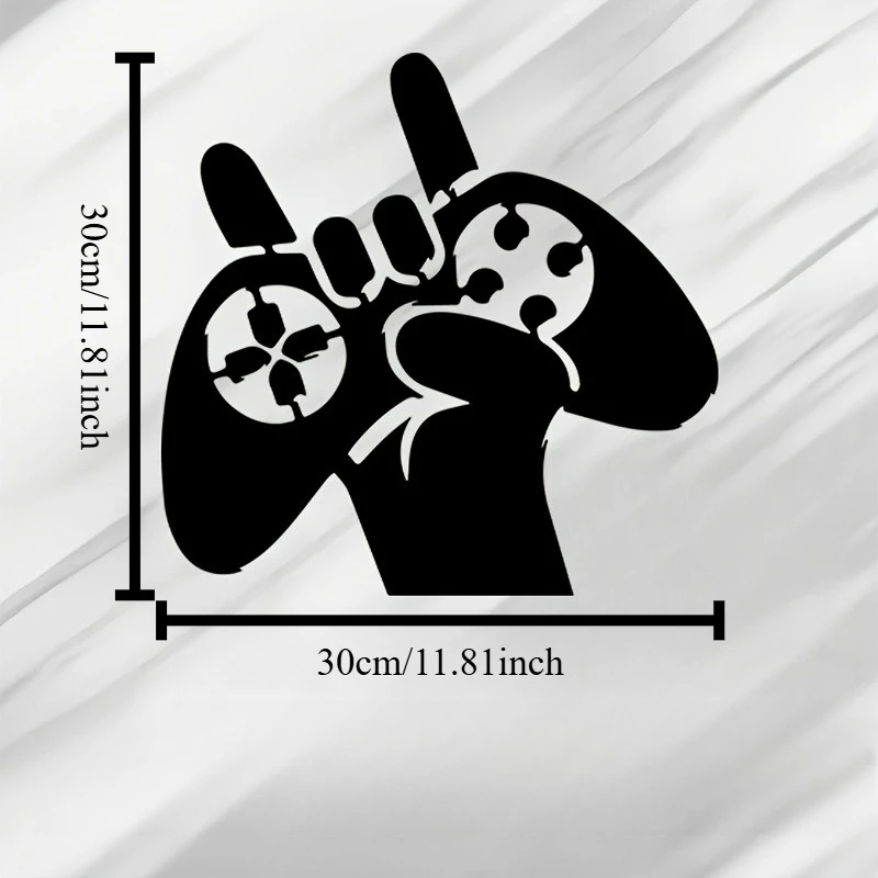 Retro Gaming Hand Metal Wall Art Iron Controller Statue Mural Nostalgic Decor for Gamer Cave Office Birthday Gift view 4