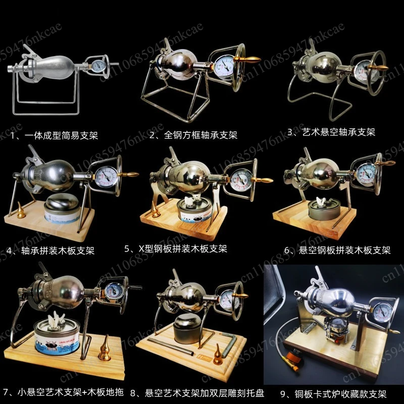 Food grade 304 stainless steel, mini hand crank old-fashioned leisure puffing equipment