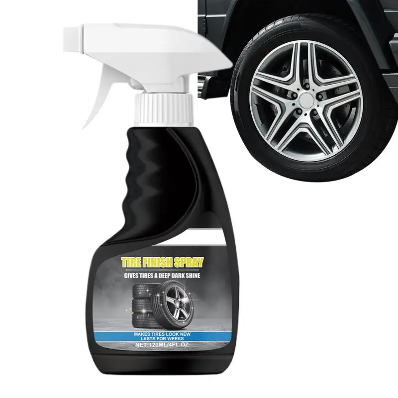 Tire Gloss Spray Vehicle Tire Nourishing Spray Long-lasting Vehicle Wheels Cleaner Spray Waterproof Car Wheel Refurbishment