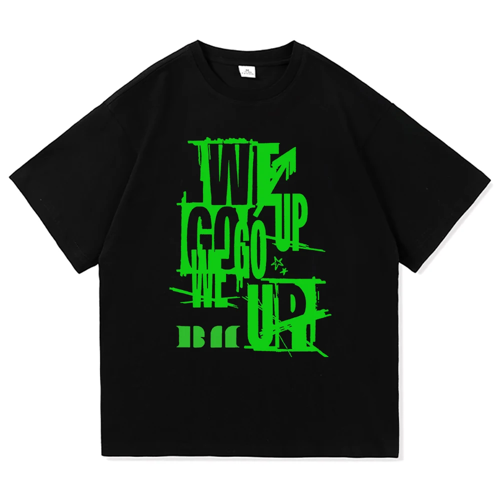 ألبوم Babymonster We Go Up تي شيرت 2025 ملابس كلاسيكية للرجال/النساء ملابس هاراجوكو عالية الجودة لمحبي الهدايا والقمصان