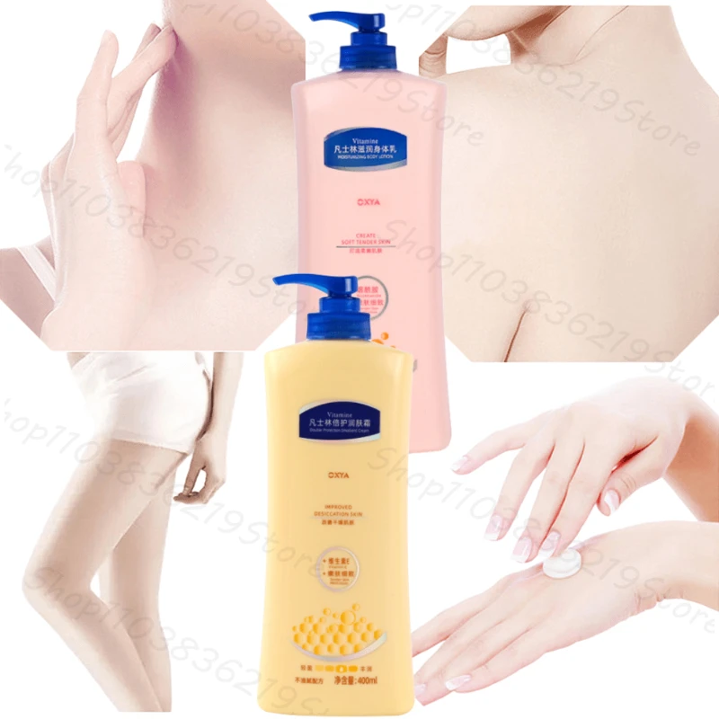 Vaseline Body Super Moisturizing Hydrating Double Care Brightening Skin Color Improving Dry Skin Moisturizer 400ml