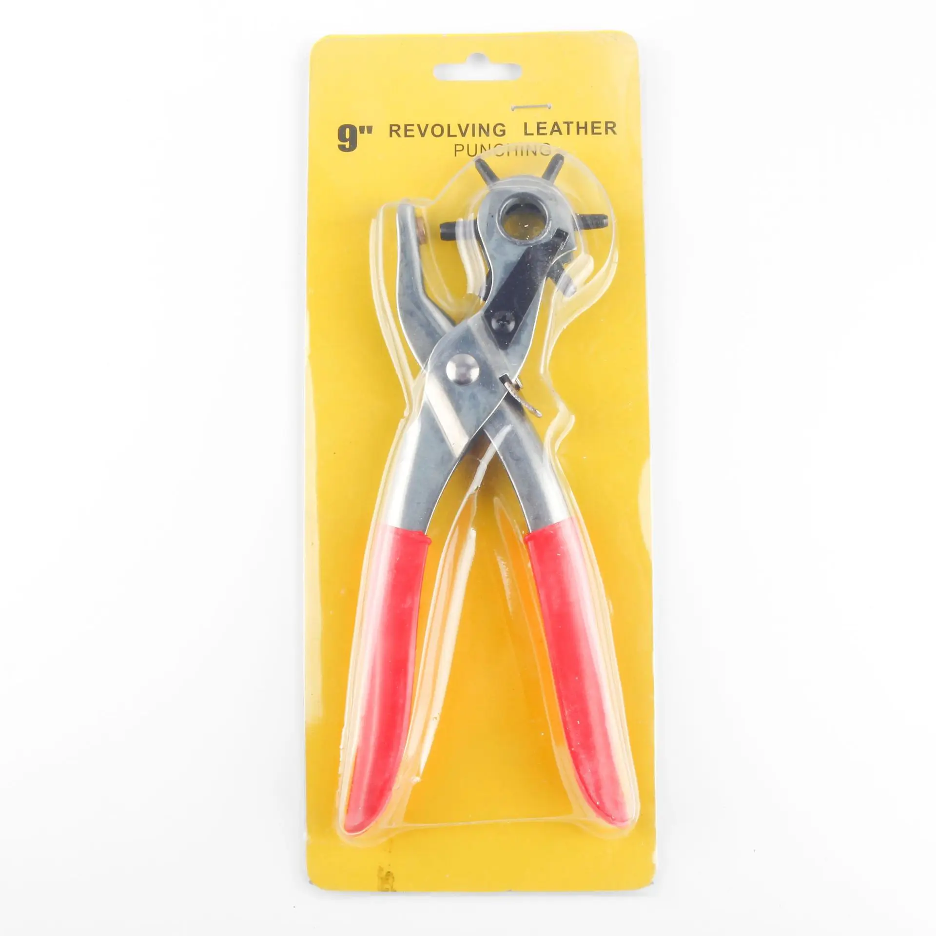 Tang Pelubang Sabuk Multifungsi Tang Pelubang Kertas Kulit Sabuk Oval Datar Bulat