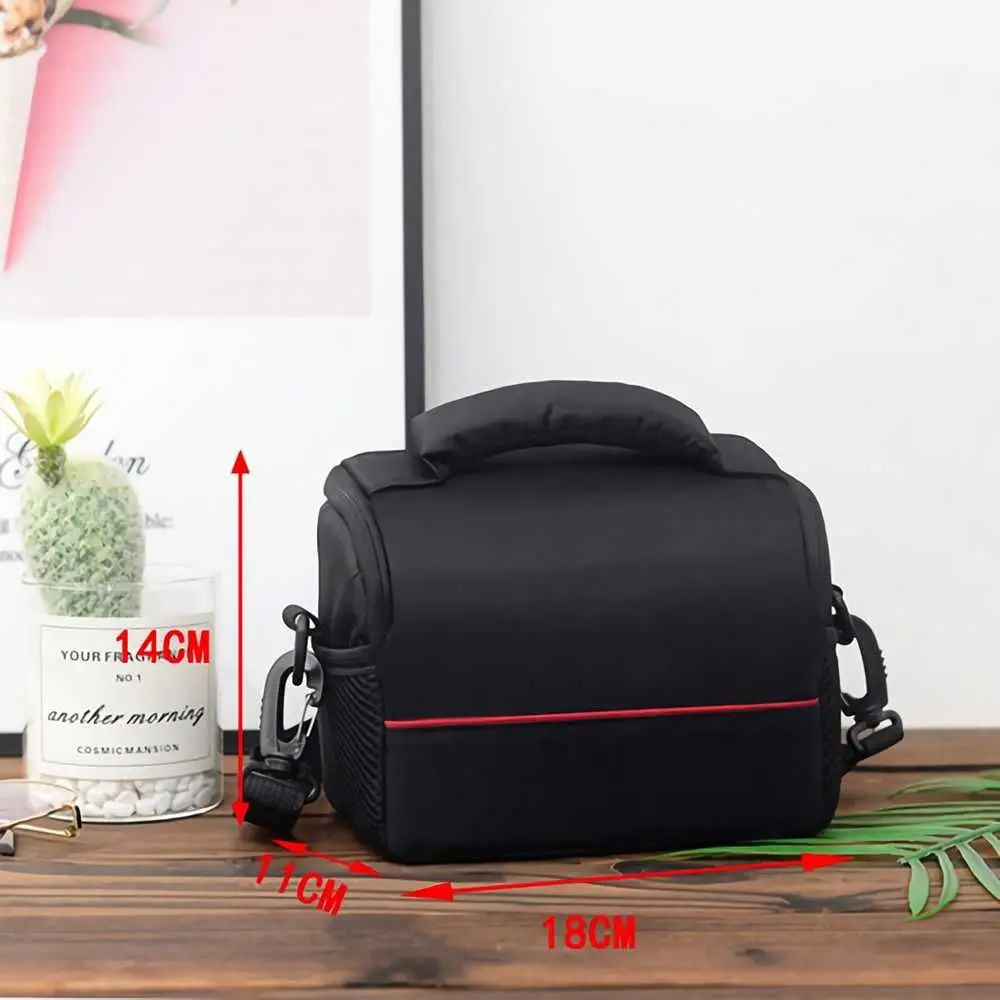 Fashion Digital DSLR Camera Bag Shoulder Bag Waterproof Case Photography Photo Bag For Canon Nikon Sony Lens Pouch Bag