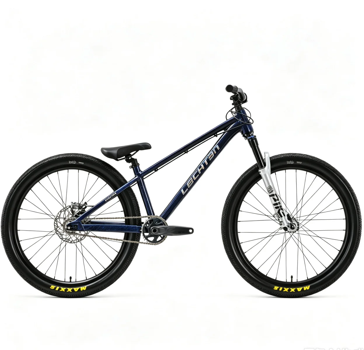 LEICHTEN 26" Off-Road Hydraulic Disc Brake Hardtail DJ Bike, Complete Street Freestyle Mountain Bike, High-Strength for Tricks
